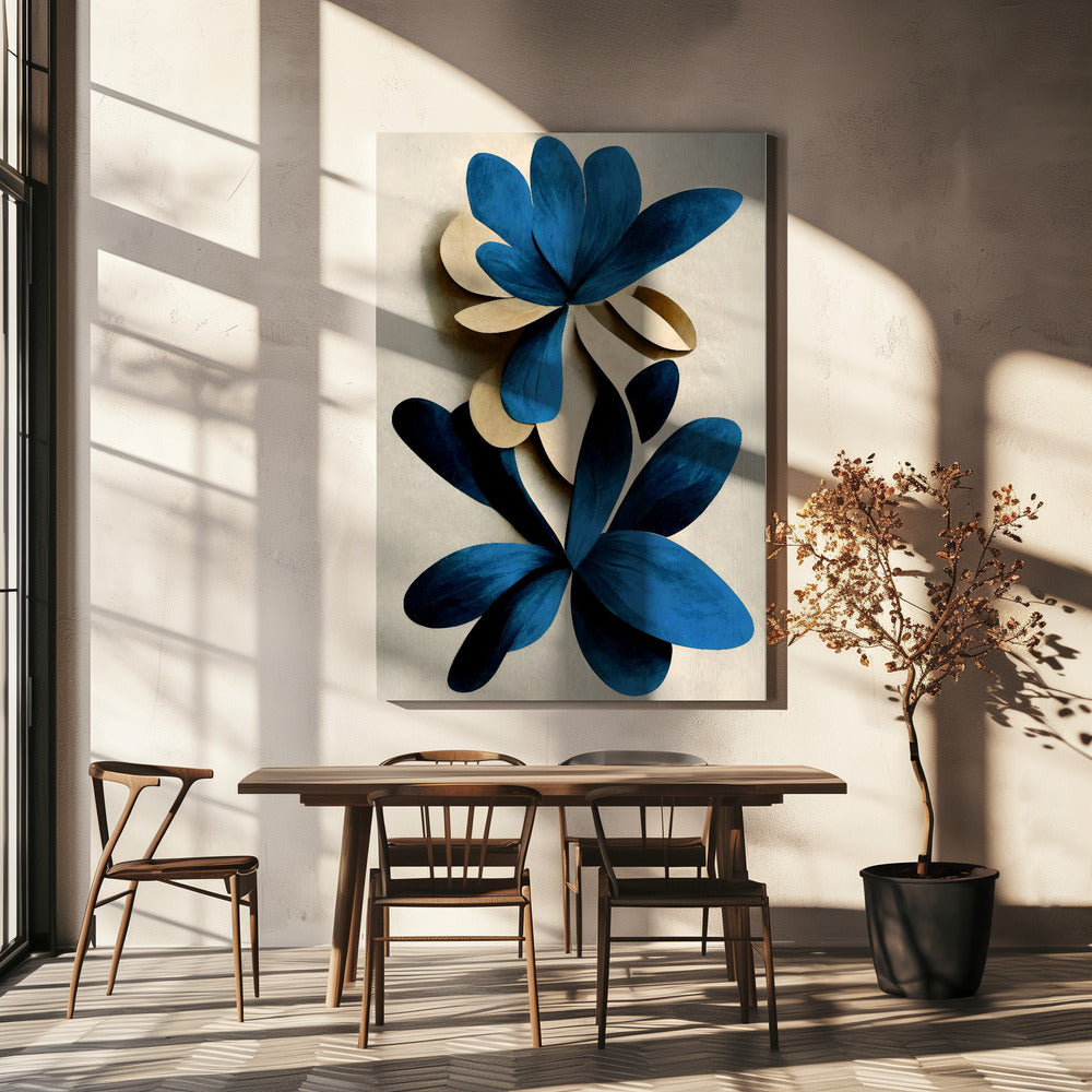 Blauwe waterlelie | Canvasprints