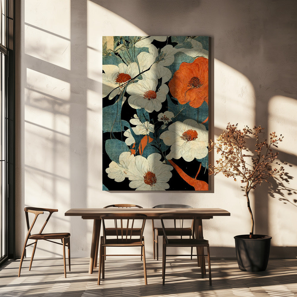 Fleurs asiatiques | Tableaux sur Toile