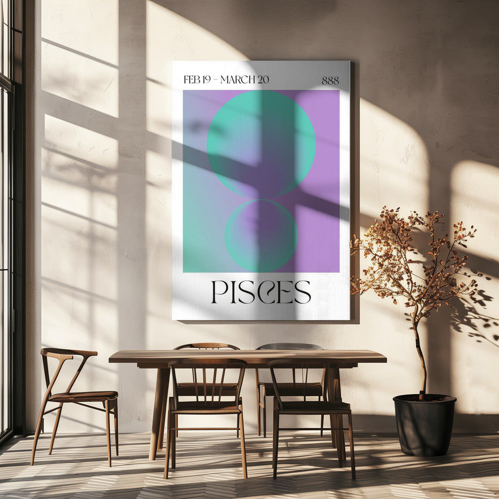 Pisces Aura Angel Number 888 | Canvas