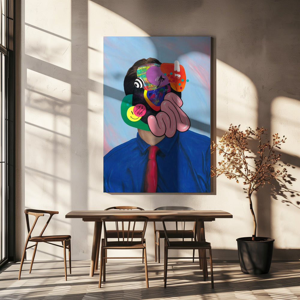 Probeer er druk uit te zien | Canvasprints