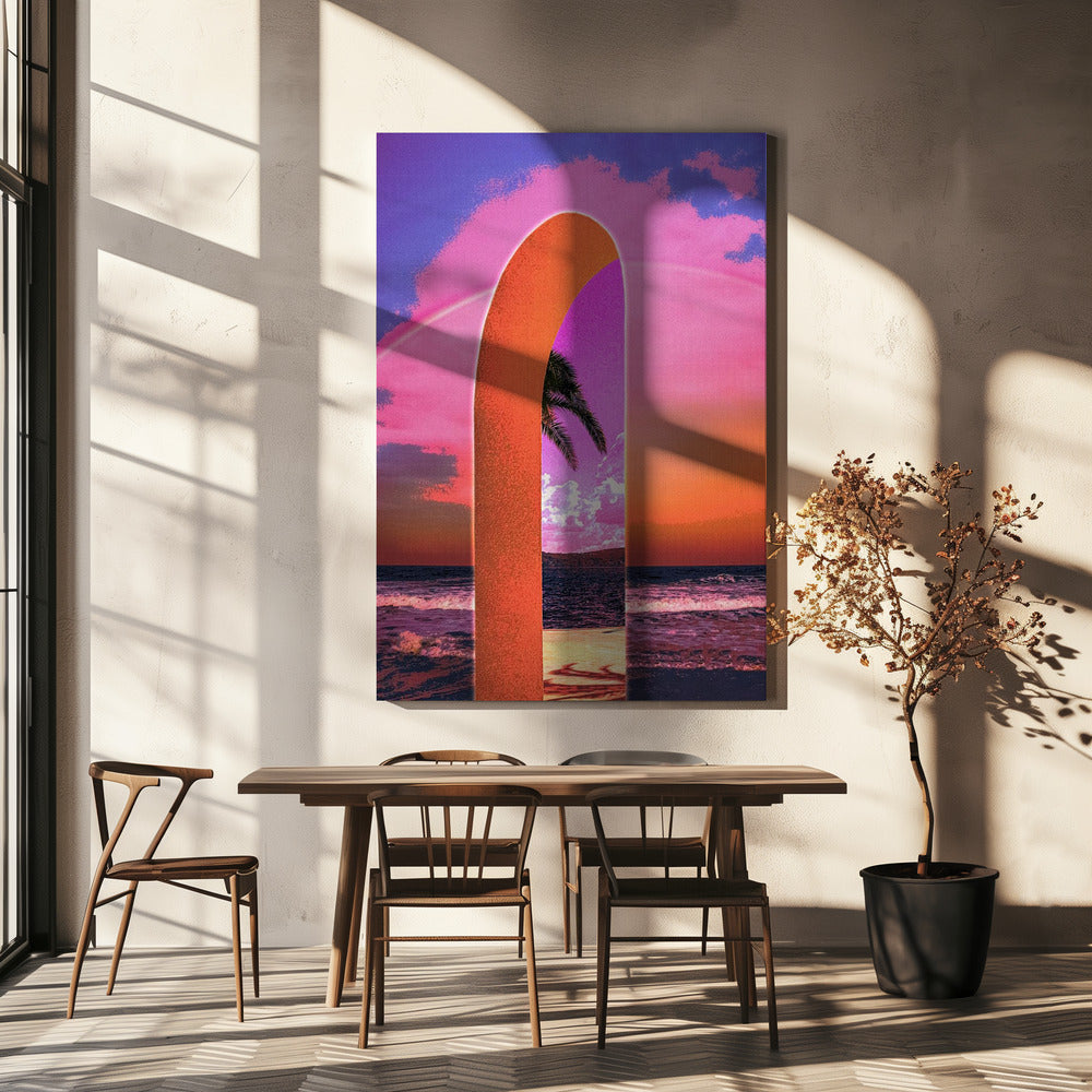 Portal Vaporwave | Wydruki na łótnie