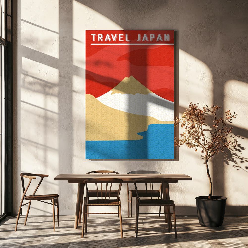 Reizen Japan Minimalisme II | Canvasprints