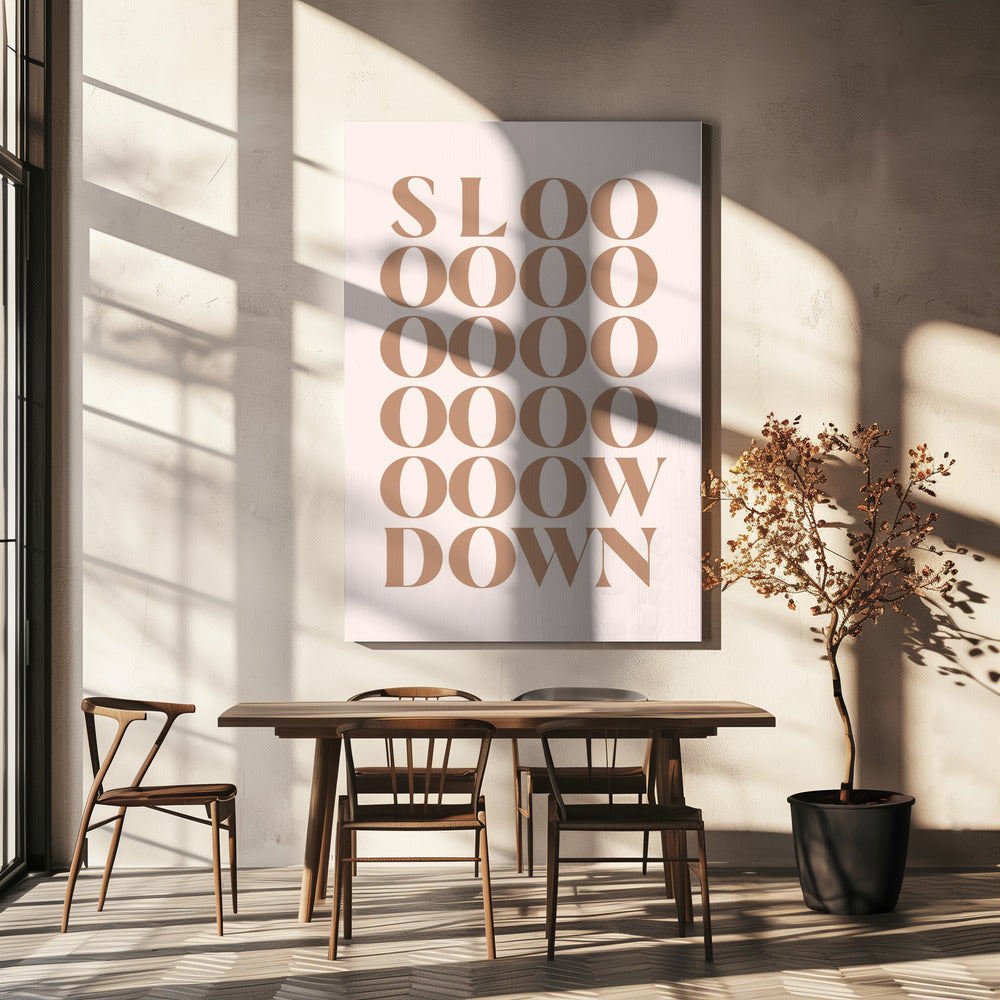 Langzamer rijden | Canvasprints