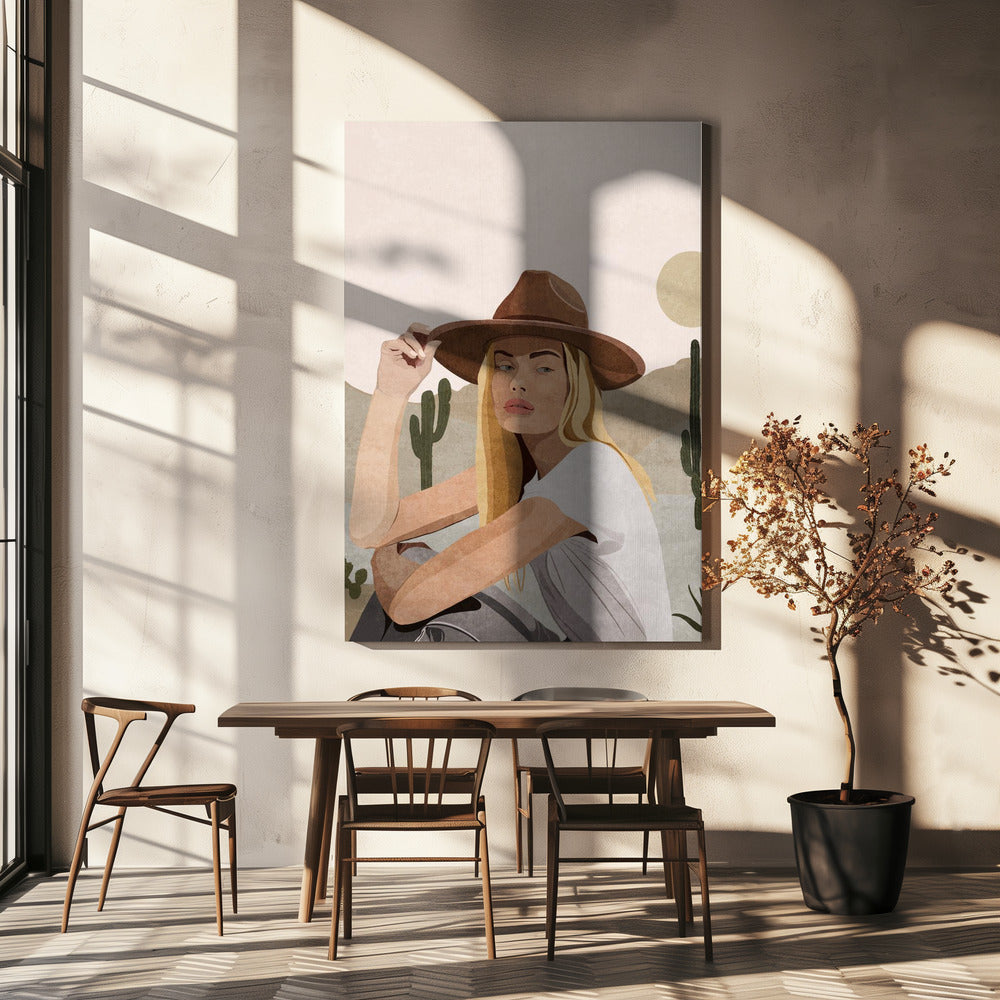 Cowgirl | Leinwand-Bilder