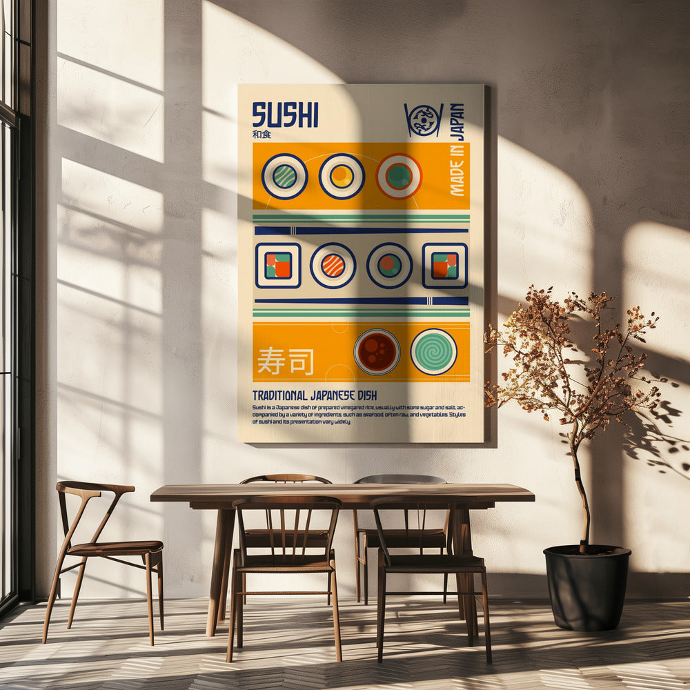 Sushi Japans eten Afdrukken | Canvasprints