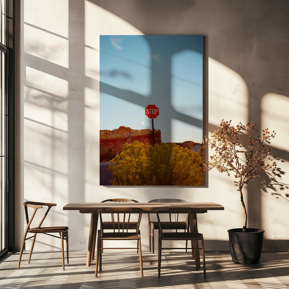 Abiquiu-Sonnenuntergang | Leinwand-Bilder