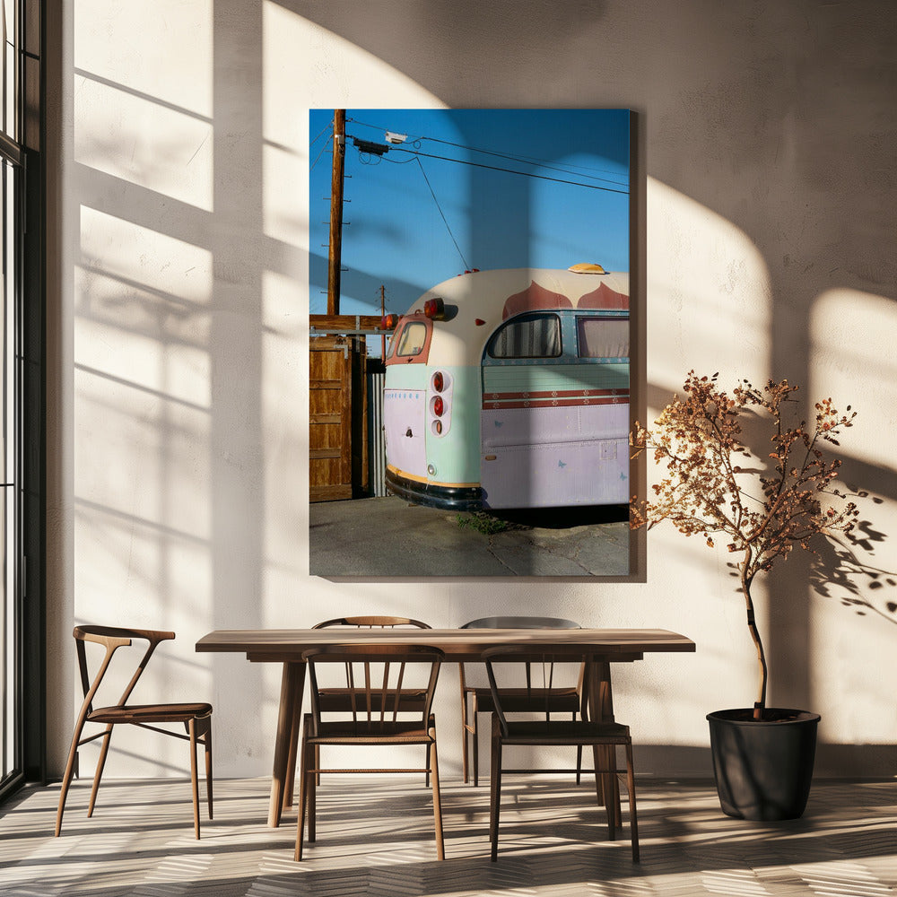 Joshua Tree Bus | Leinwand-Bilder