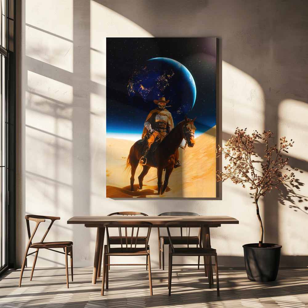 Weltraum-Cyborg | Leinwand-Bilder