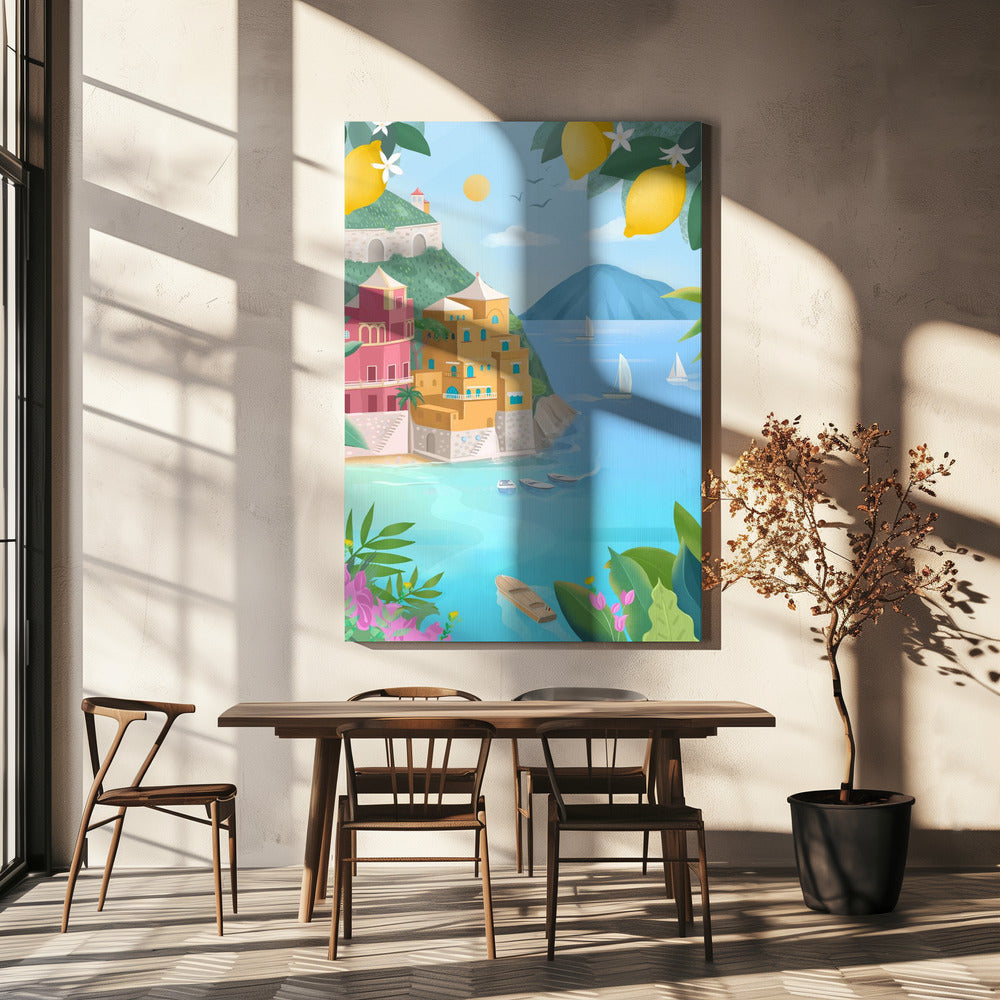 Portofino, Italia | Canvastaulut
