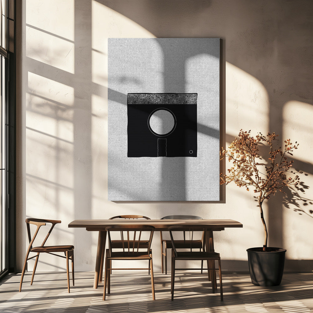 Stilisierte Retro-Kamera | Leinwand