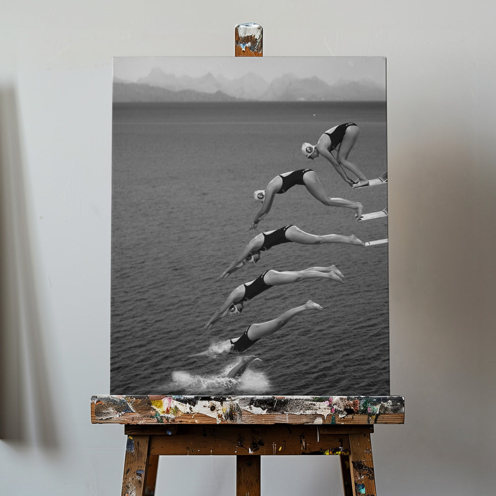 De schoonheid van duiken | Canvasprints