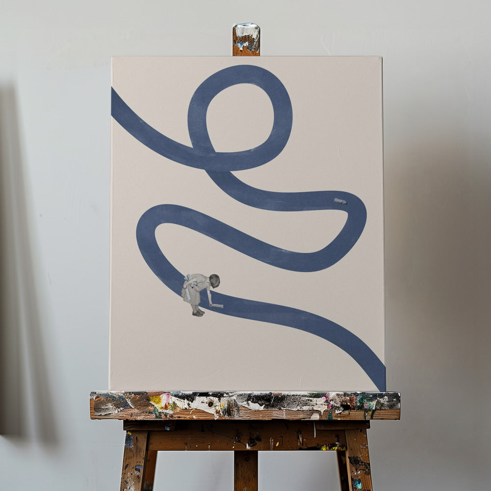 Nettoyage de la rivière | Tableaux sur Toile