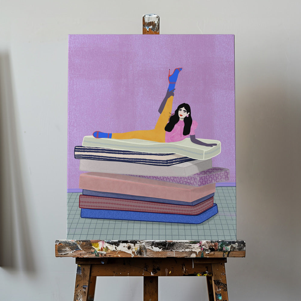 Lyft upp benet mot huvudet | Canvas