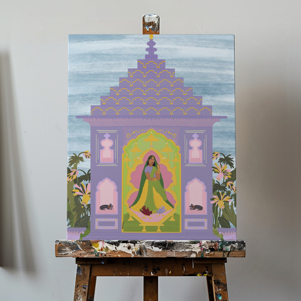 Indisk trädgård | Canvas