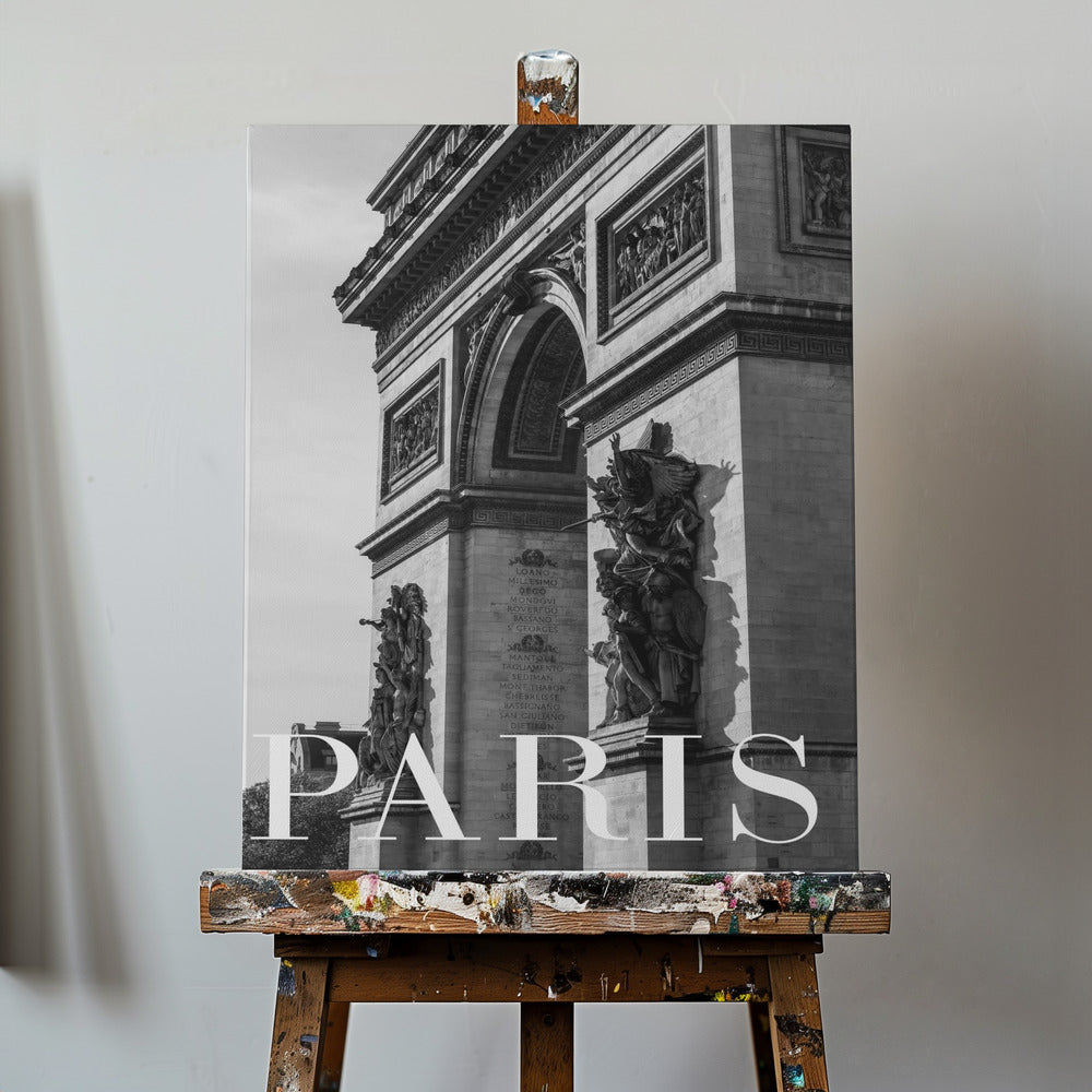 Parijs Tekst 6 | Canvasprints