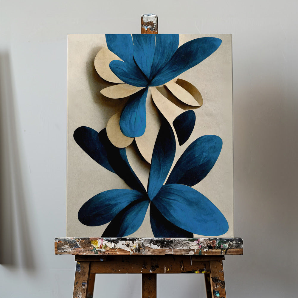 Blauwe waterlelie | Canvasprints