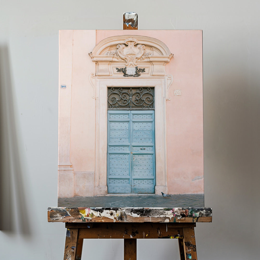 Pastel Trastevere-Photographie de voyage à Rome en Italie | Tableaux sur Toile