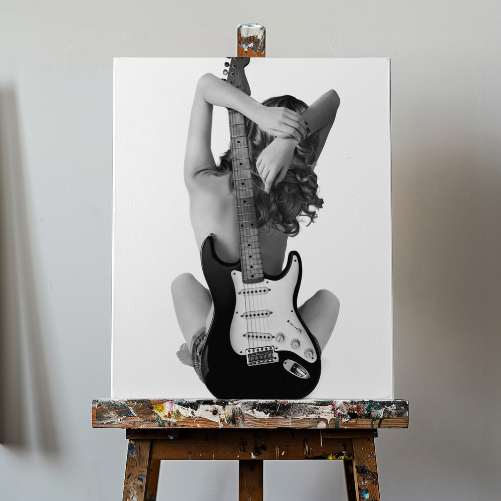 Lady And The Strat | Canvas