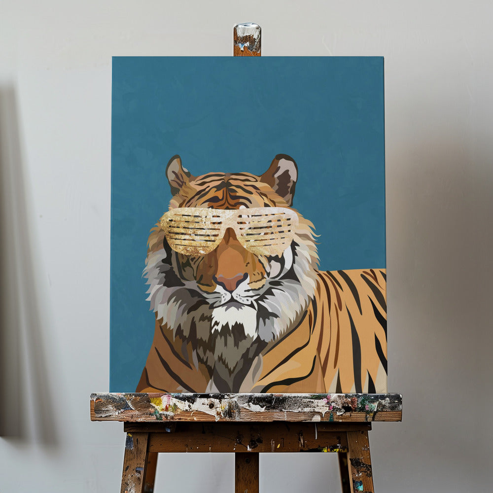 Hiphop-tigern | Canvas