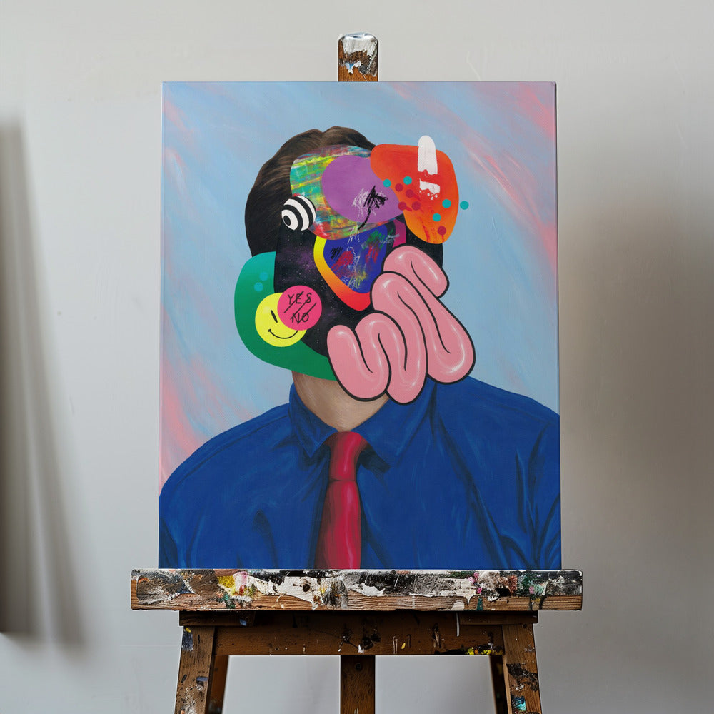 Probeer er druk uit te zien | Canvasprints