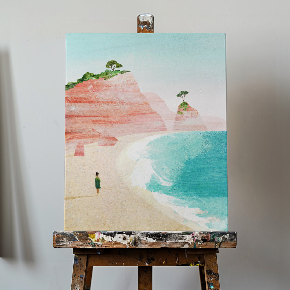 Strandflicka iv | Canvas