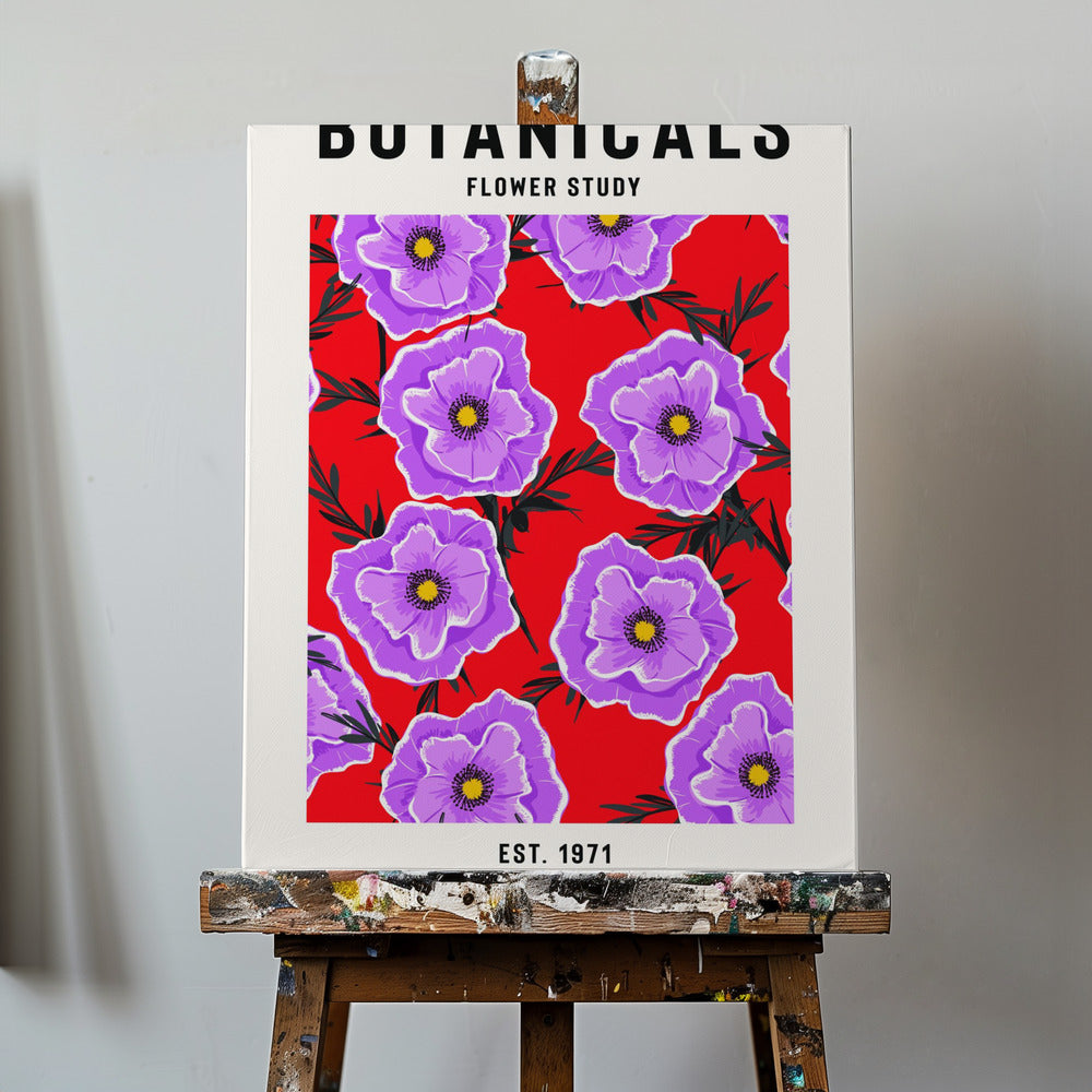 Botanische bloemenstudie | Canvasprints