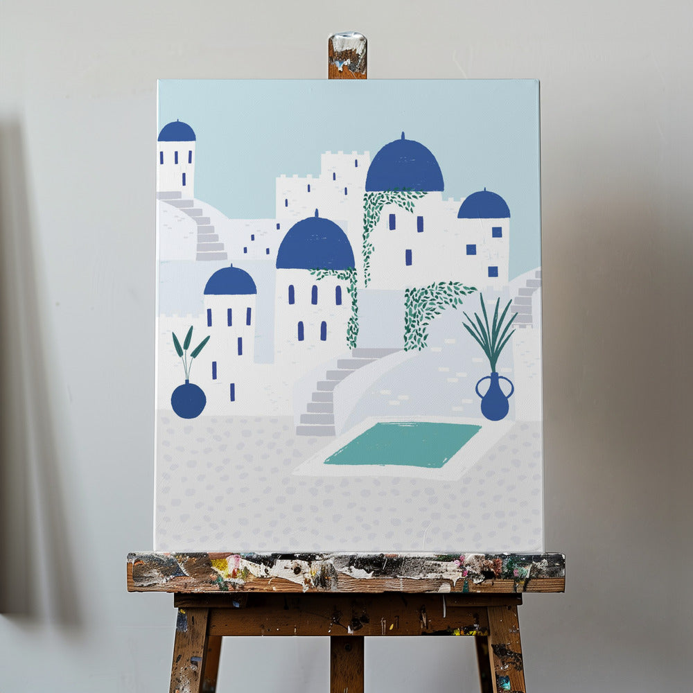 Santorini | Canvas