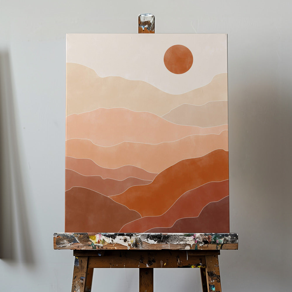 Alba nel deserto | Stampe su Tela