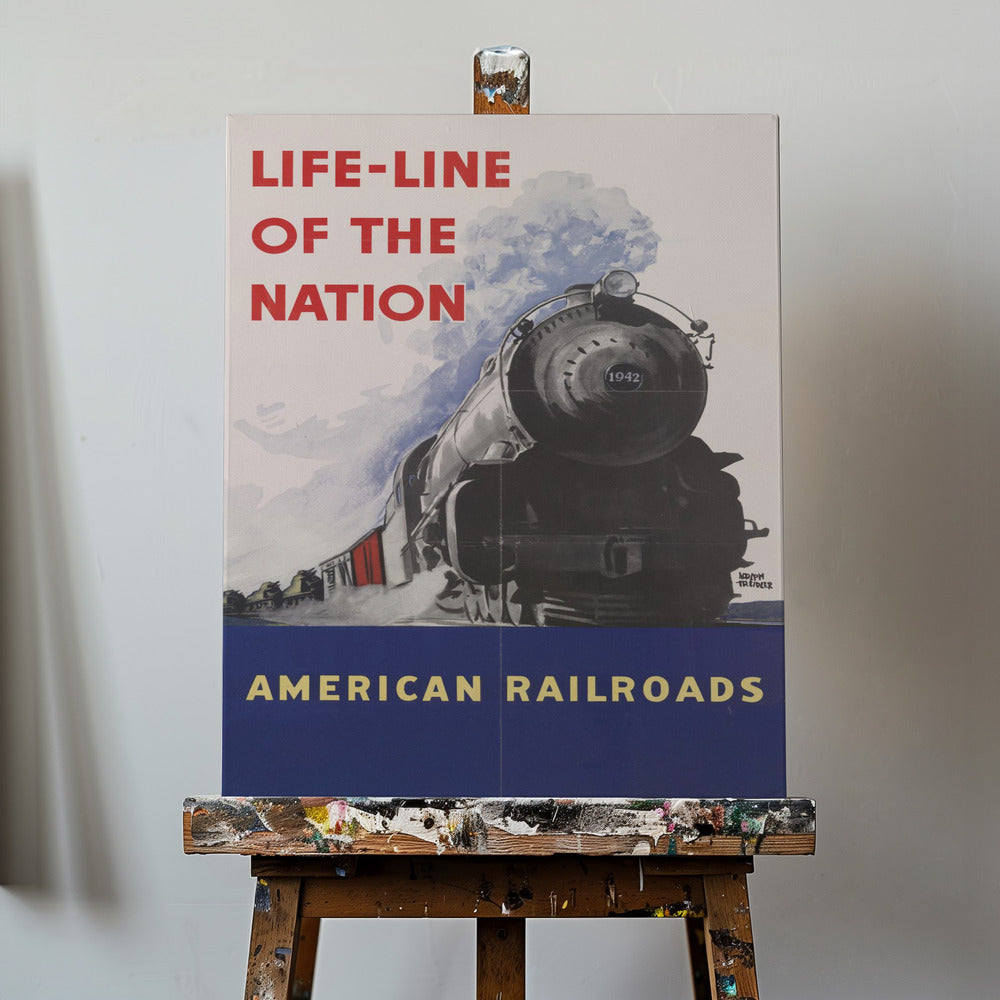 American Railroads – linia życia narodu | Wydruki na łótnie