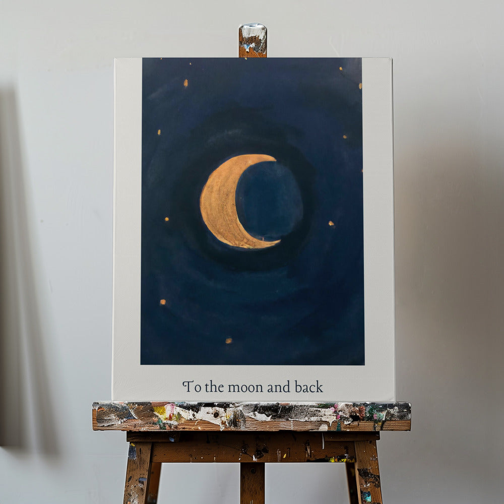 Vers la Lune et retour | Tableaux sur Toile