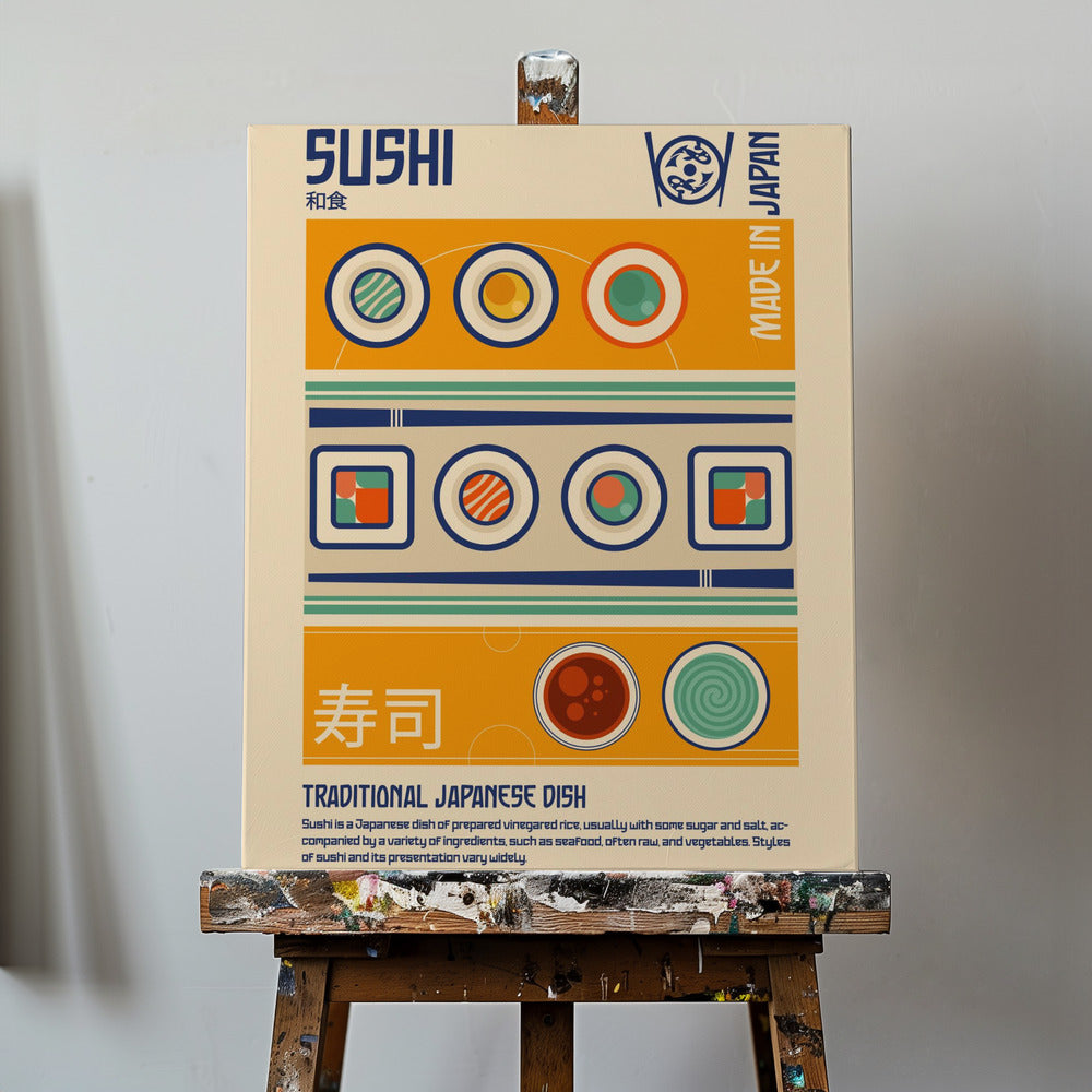 Sushi Japans eten Afdrukken | Canvasprints