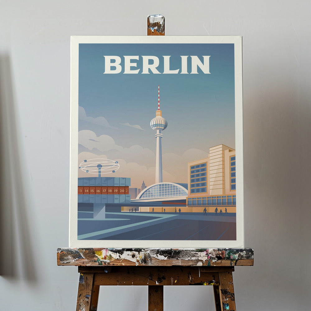 Reisetrykk fra Berlins bylandskap | Lerretsbilder