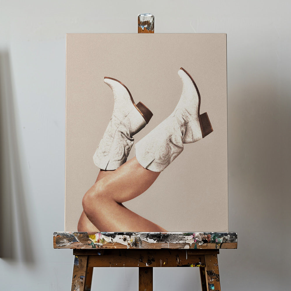 Estas botas - Neutro / Beige | Impresiones en Lienzo