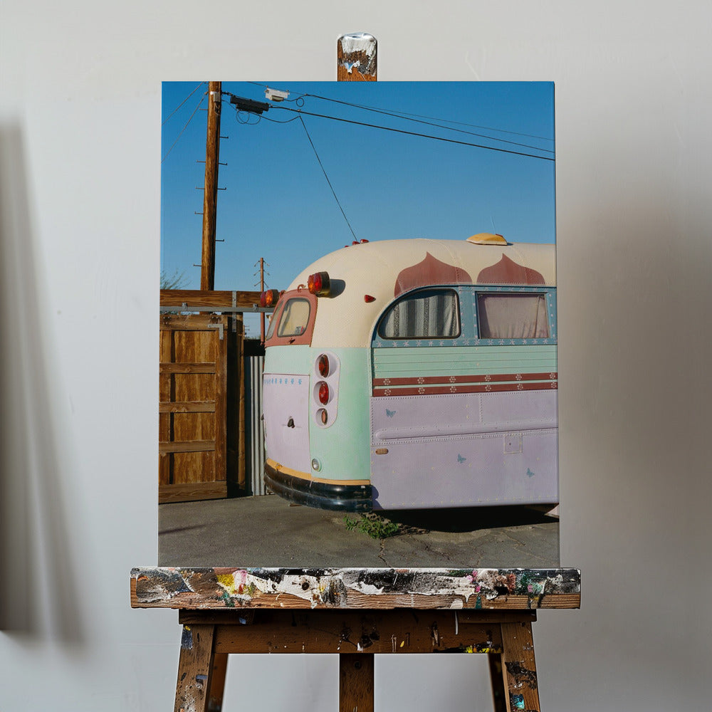 Joshua Tree Bus | Leinwand-Bilder
