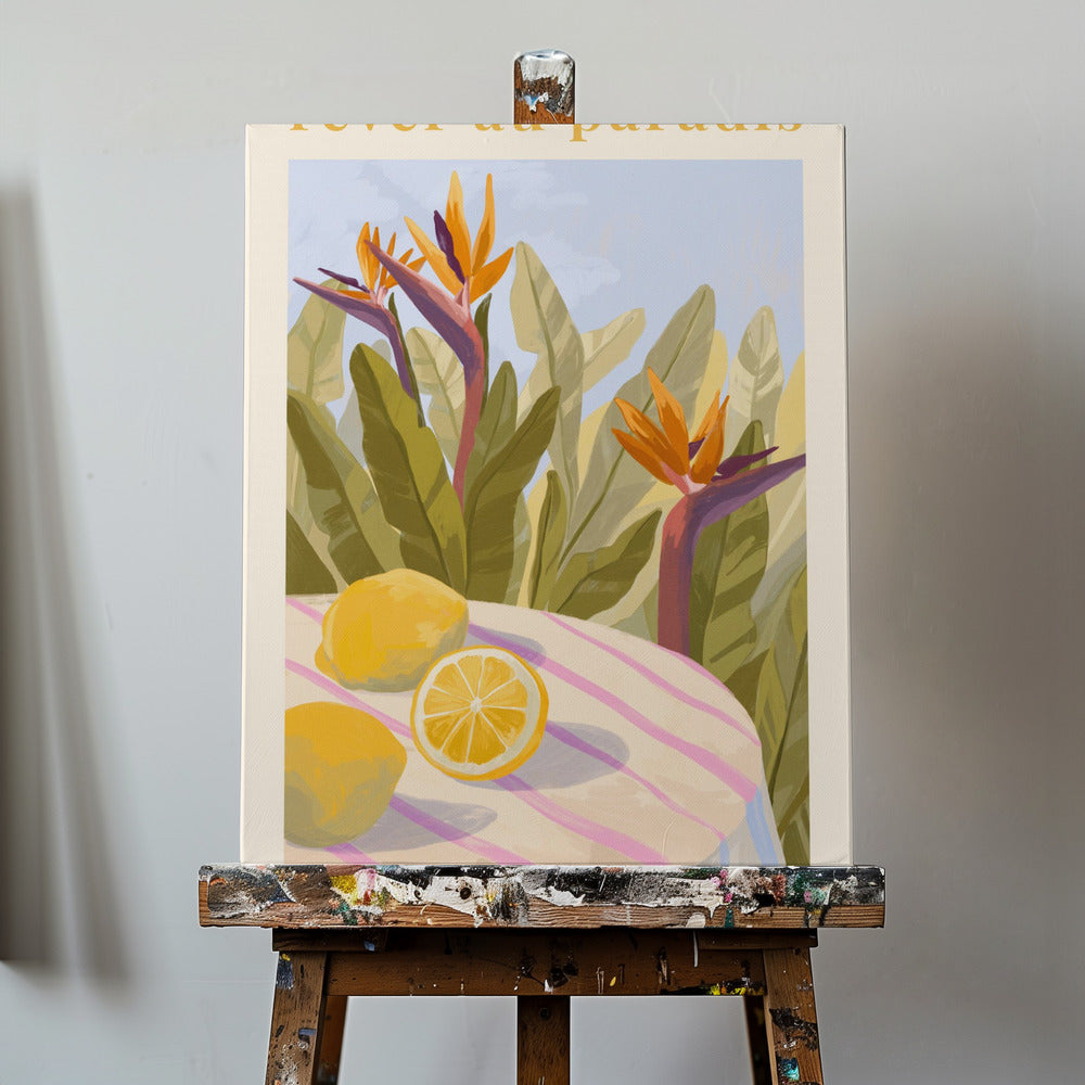 Drömmer om paradiset - Citron | Canvas