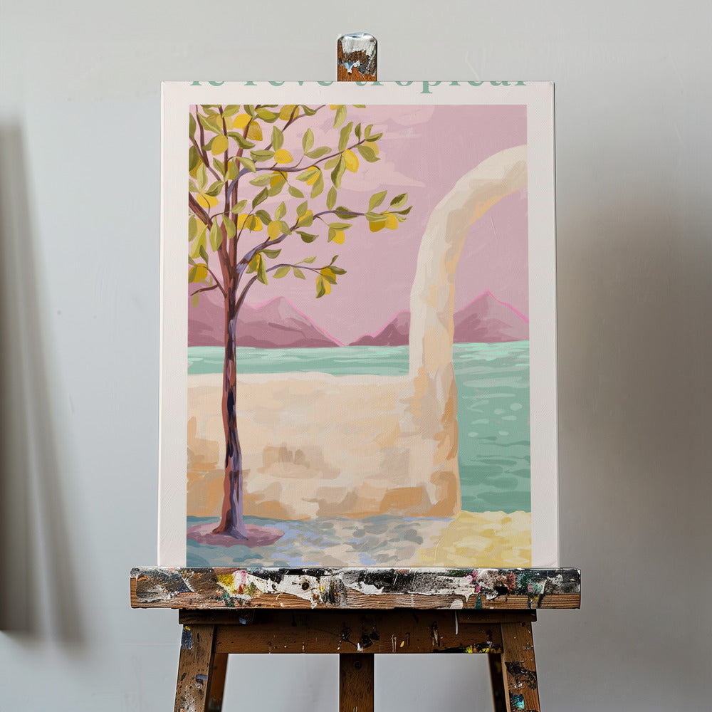 Trooppinen unelma - Lemontree | Canvastaulut
