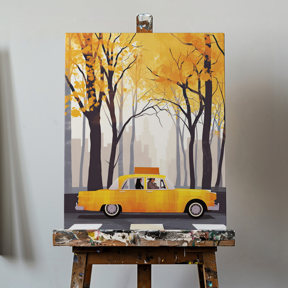 Pittura digitale ad acquerello di New York City (6) | Stampe su Tela