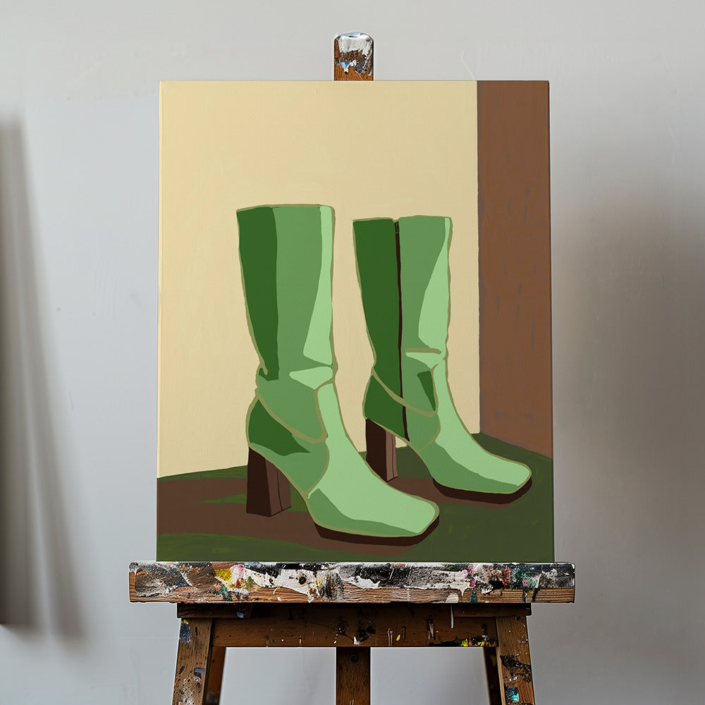 Bottes vertes | Tableaux sur Toile