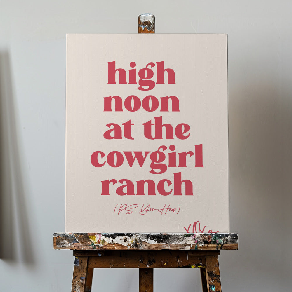 Cowgirl | Lerretsbilder