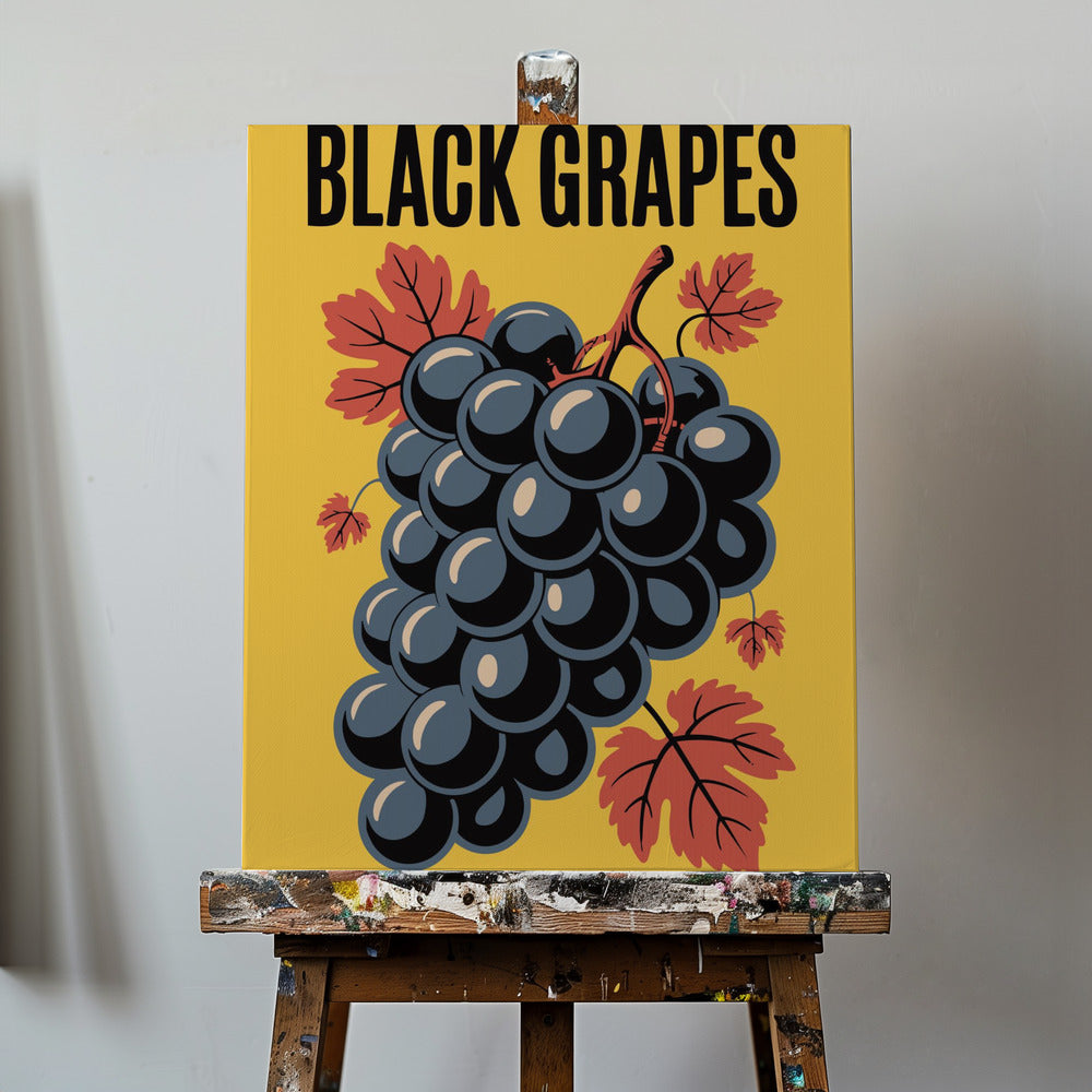Grapes &amp; Leaves | Canvas