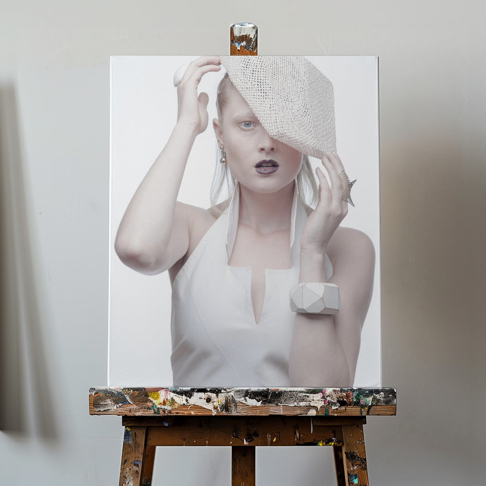 Dans la salle blanche | Tableaux sur Toile