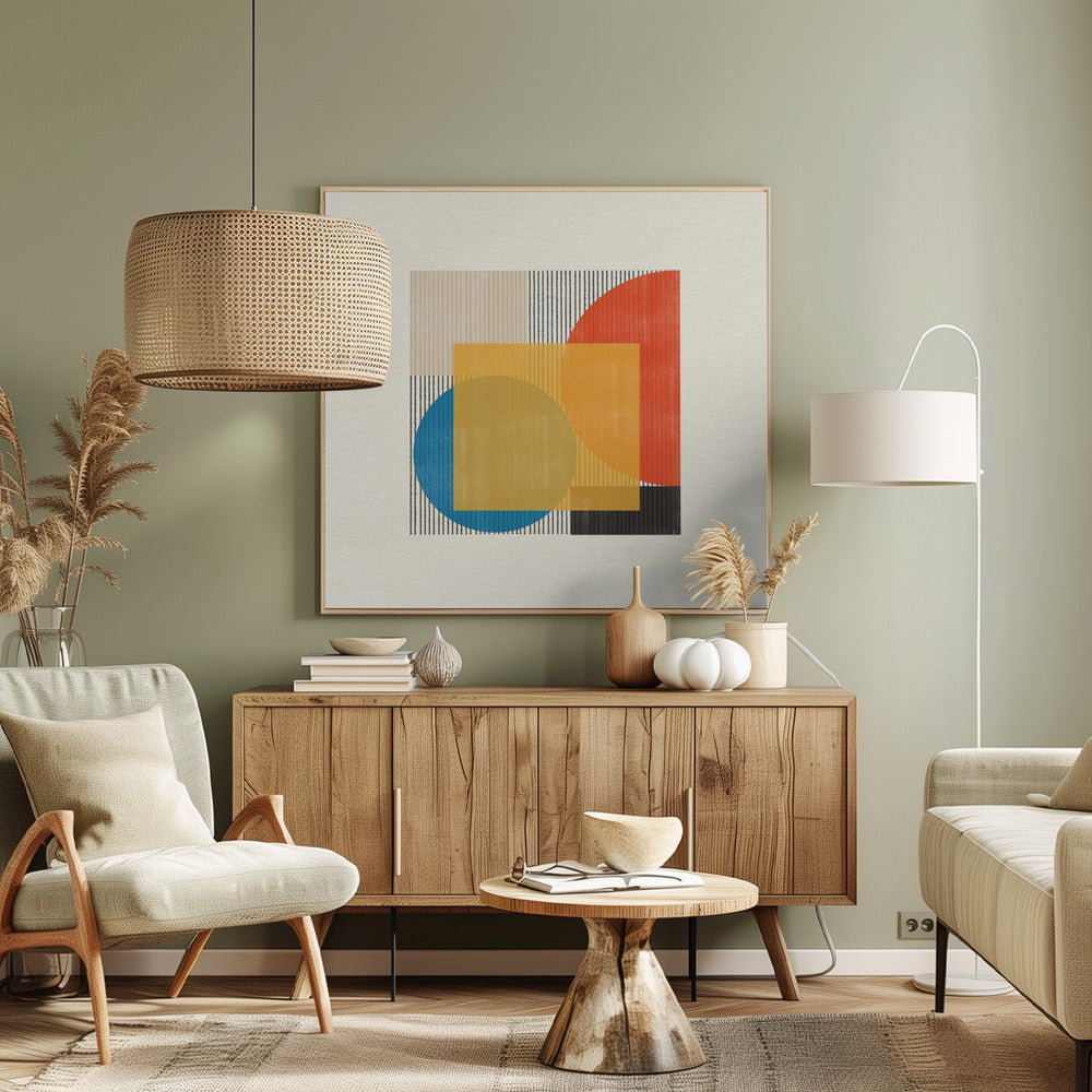 Objet moderne du milieu du siècle n°2 | Tableaux sur Toile