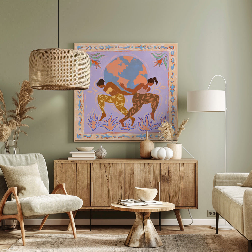 De wereld | Canvasprints