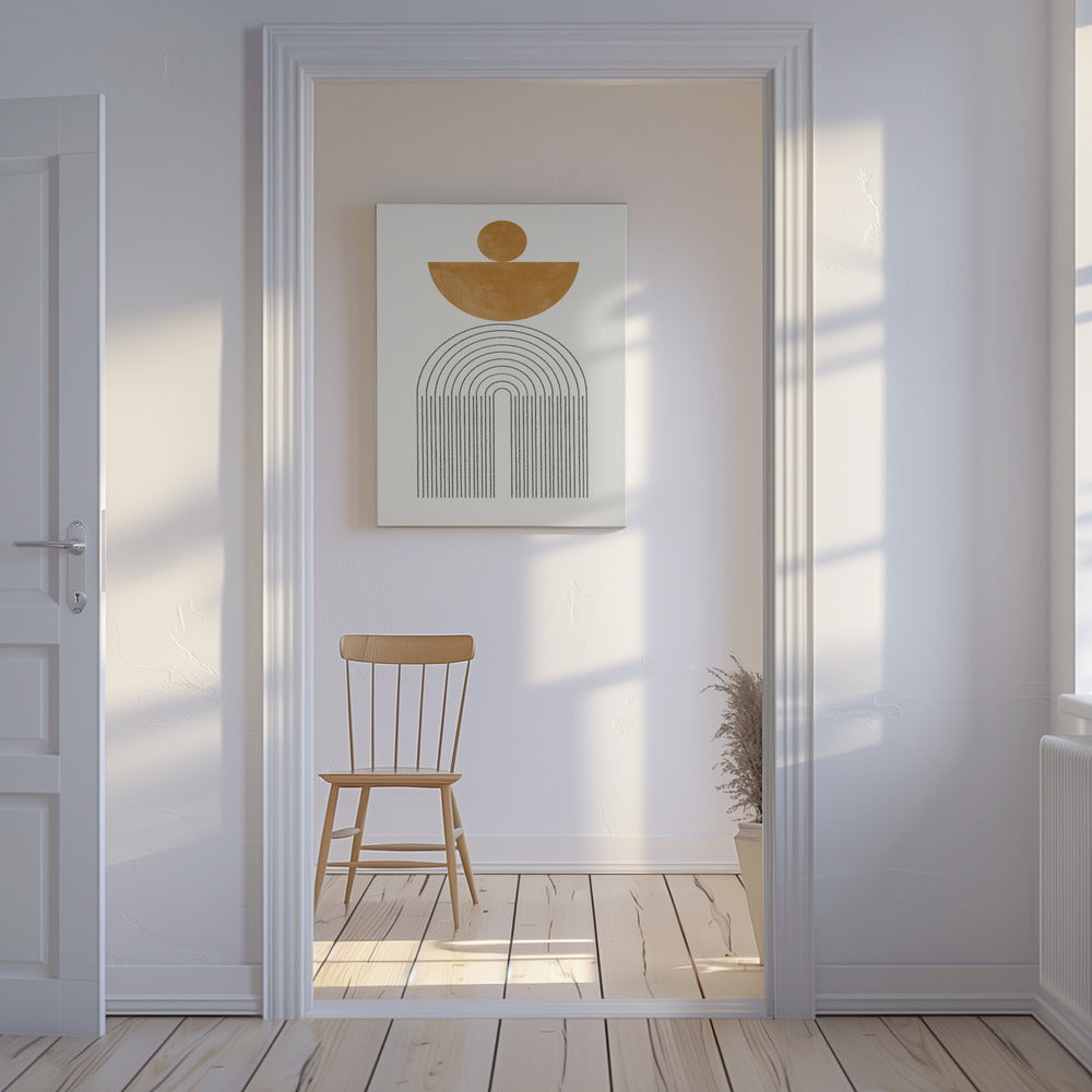 Composizione ad arco n. 7. | Stampe su Tela