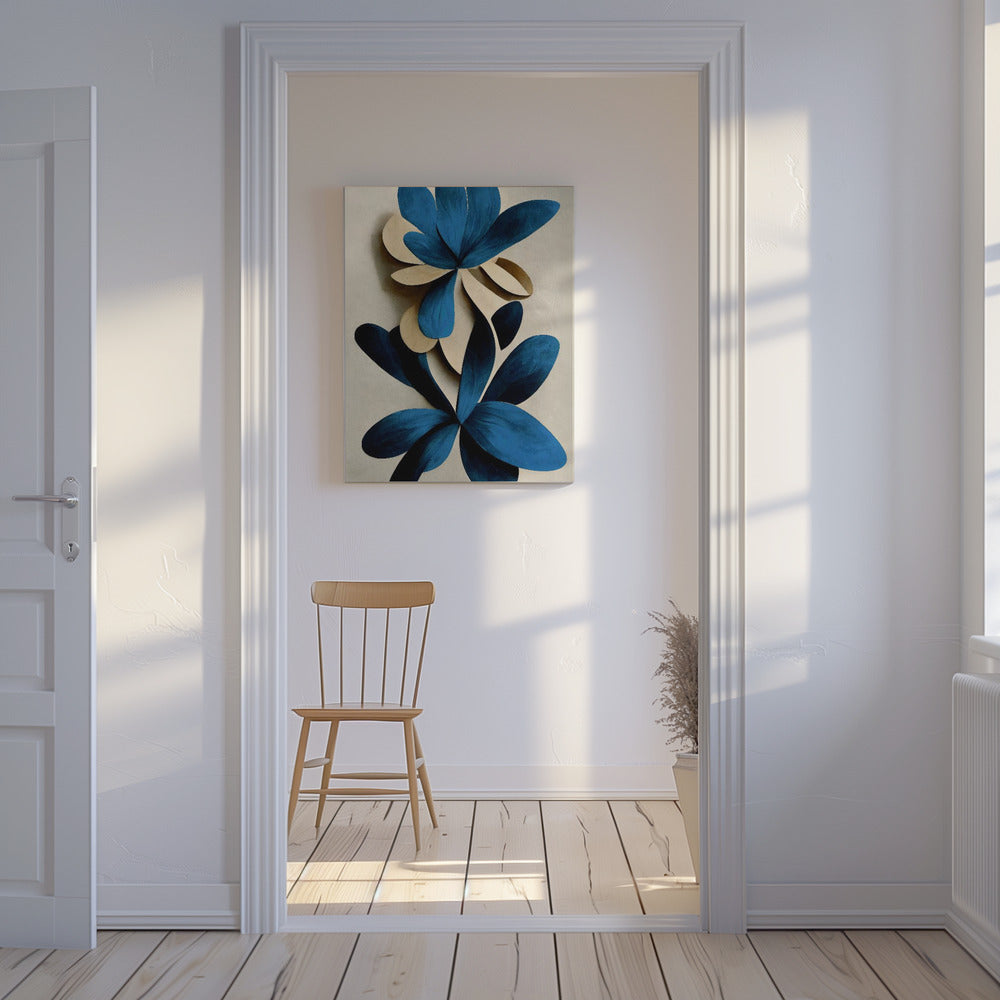 Blauwe waterlelie | Canvasprints