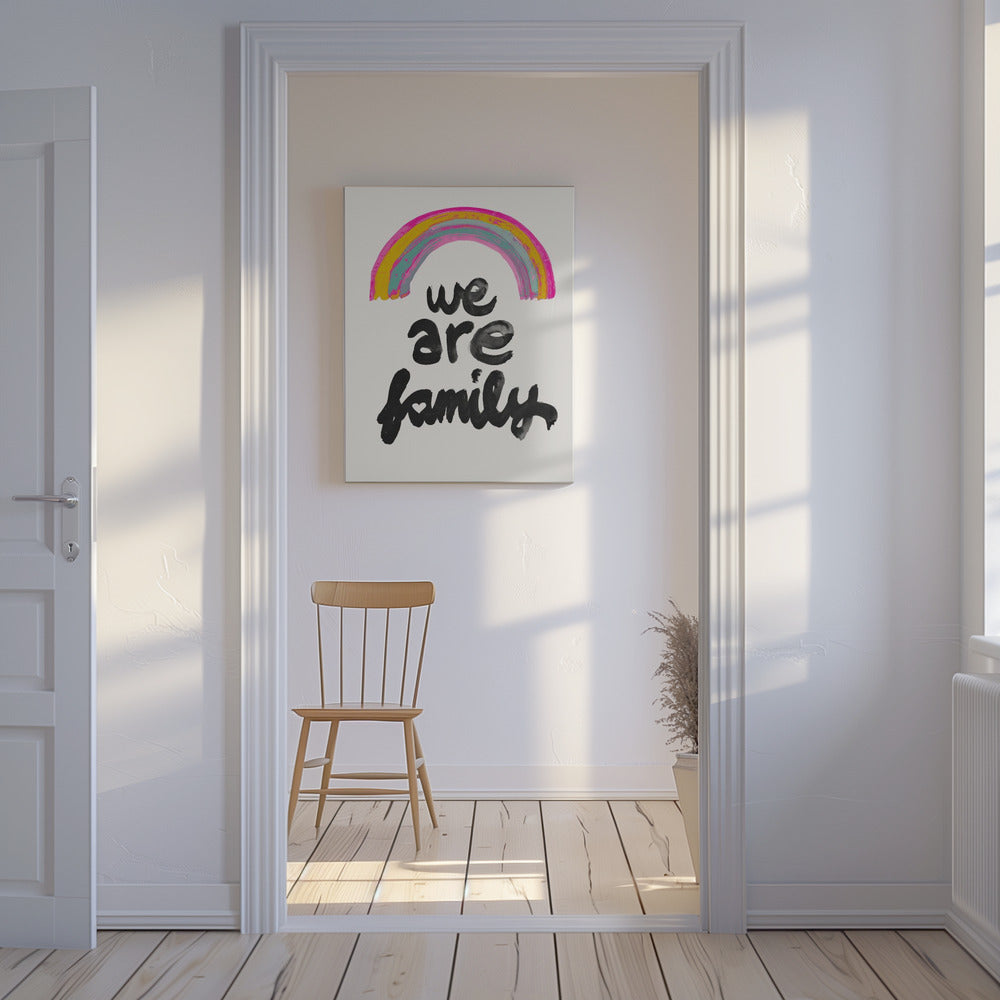 Wir sind eine Familie | Leinwand-Bilder