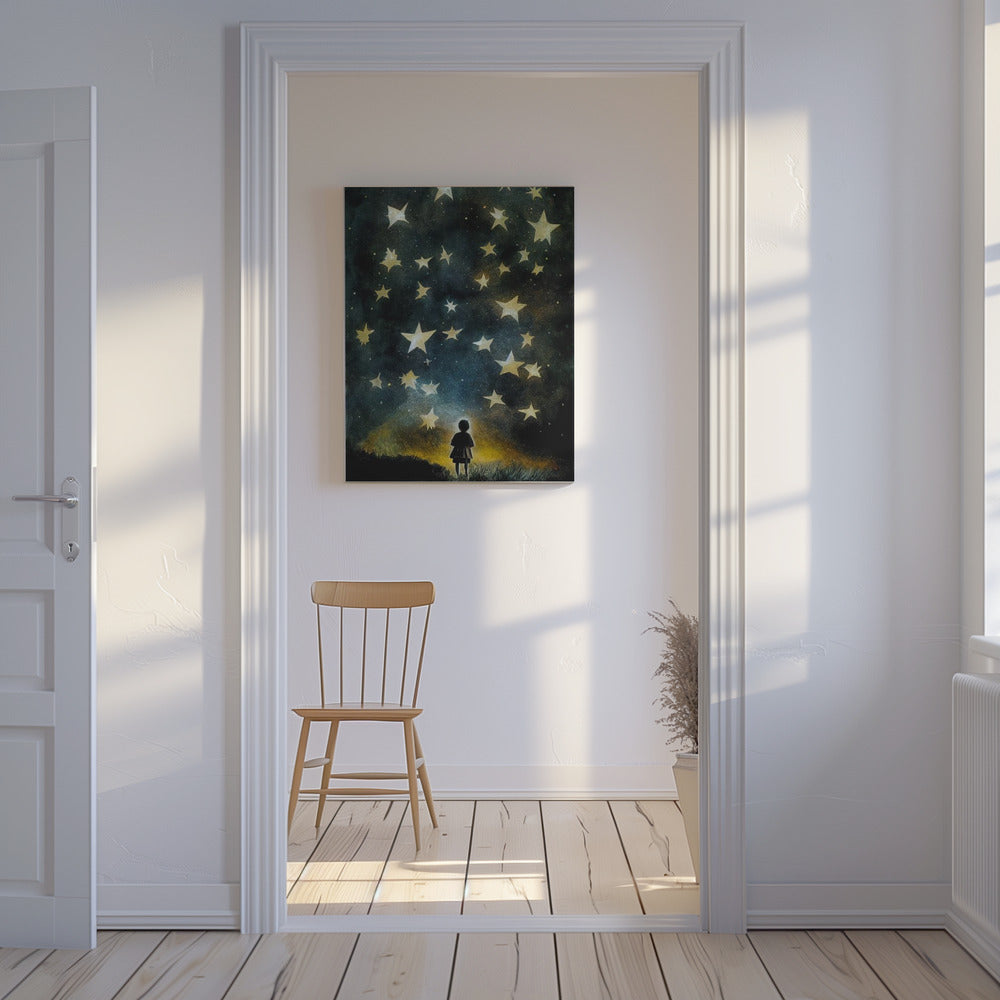 Regarde les étoiles | Tableaux sur Toile