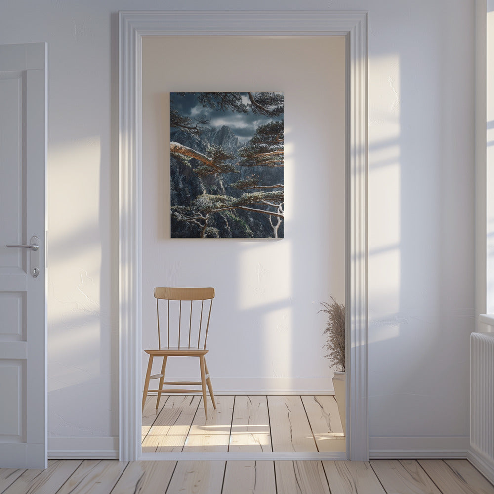 Gele berg | Canvasprints