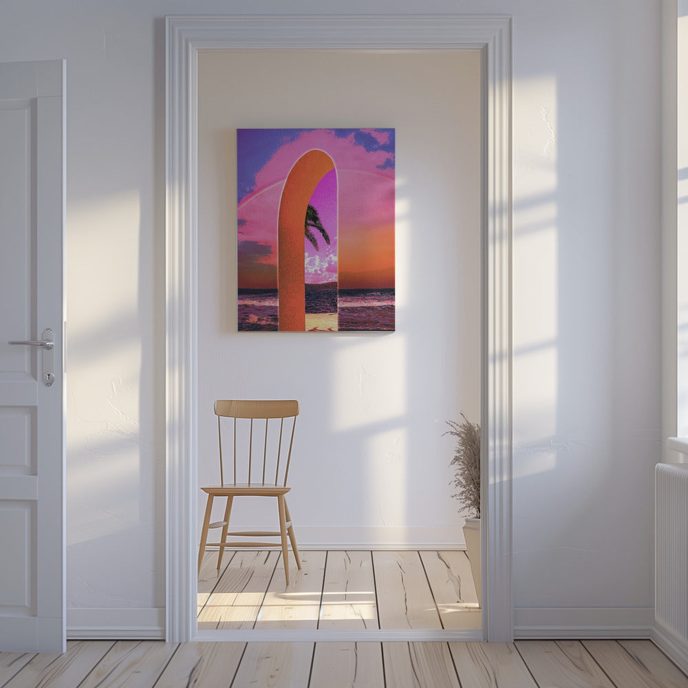 Portal Vaporwave | Wydruki na łótnie