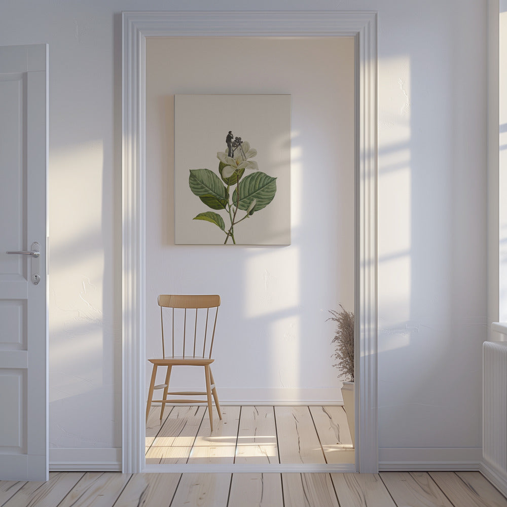 Botanisk vintagekameraman | Canvas